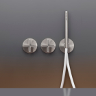 Cea Design Cross CRX 20 wall-mounted thermostatic bathtub/shower mixer | Edilceram Design