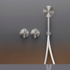 Cea Design Cross CRX 22H progressive wall-mounted bathtub/shower mixers | Edilceram Design