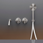 Cea Design Cross CRX 23H progressive wall-mounted bathtub mixers | Edilceram Design