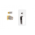 Daniel Diva DV612KB + DAN BOX wall-mounted shower mixer with diverter | Edilceram Design