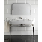 Wall-mounted Double Sink Console Devon&Devon Wide Blues DEWIDEBLUES | Edilceramdesign