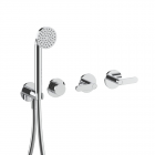 Shower/Tub Set + Recessed Part Fantini Icona Deco R117B+R117A | Edilceramdesign