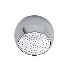 Fima Wellness F2340/1 Ceiling Sphere Shower Head | Edilceramdesign