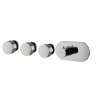 Fima Carlo Frattini So F3183X3 Wall-mounted Thermostatic Recessed Mixer | Edilceram Design