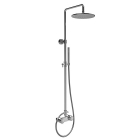 Shower column with overhead shower and hand shower Fima Texture Collection F5605/2H | Edilceram Design