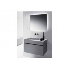 Falper. Quattro.zero #NW cabinet 1 drawer and basin D8H wall-mounted. | Edilceramdesign