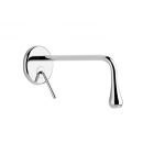 Gessi Goccia 33687+33686 wall-mounted single lever basin mixer | Edilceramdesign
