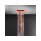 Gessi Afilo 57601+57018 round ceiling-mounted shower head | Edilceramdesign