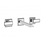 Gessi Eleganza 45089+46090 wall-mounted basin mixer | Edilceramdesign