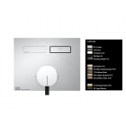 Gessi Hi-Fi Mixer 63055+63061 single-lever wall-mounted shower mixer | Edilceramdesign
