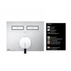 Gessi Hi-Fi Mixer 63055+63079 single-lever wall-mounted shower mixer | Edilceramdesign