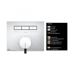Gessi Hi-Fi Mixer 63055+63081 single-lever wall-mounted shower mixer | Edilceramdesign