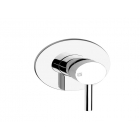 Gessi Ovale 46112+23110 wall-mounted single lever basin mixer | Edilceramdesign