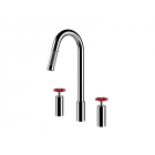 Gessi Oxygene 17467 three-hole above-top sink mixer | Edilceramdesign