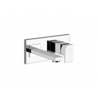 Gessi Rettangolo 44697+44840 wall-mounted single-lever basin mixer | Edilceramdesign