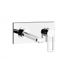 Gessi Trasparenze 44697+44873 wall-mounted single-lever basin mixer | Edilceramdesign