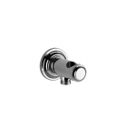 Gessi Venti20 65161 water outlet with shower holder for wall-mounted hand shower | Edilceramdesign