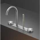 Cea Design Giotto GIO 111 progressive rim-mounted tub mixers | Edilceram Design