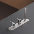 Cea Design Innovo INV 55 bathtub rim mixers with hand shower | Edilceram Design