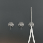 Cea Design Innovo INV 57 wall-mounted bathtub/shower mixers with hand shower | Edilceram Design