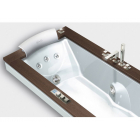 Jacuzzi Aura Uno Corian 9443733* floor-recessed whirlpool tub | Edilceramdesign