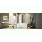 Jacuzzi MIx 9448456A wall-mounted bathtub shower enclosure | Edilceramdesign