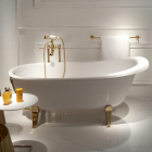 Zucchetti Kos Agora 1AGBI freestanding bathtub in Silkstone | Edilceramdesign