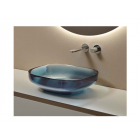 Antonio Lupi AGO3C oval countertop washbasin in Cristalmood | Edilceramdesign