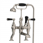 Lefroy Brooks Bathtub/Shower mixer with black levers BL 1100 | Edilceram Design