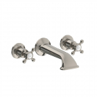 Lefroy Brooks Wall-mounted bathtub mixer with star handles LS 1152 | Edilceramdesign
