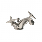 Lefroy Brooks Connaught basin mixer with star handles and pop-up waste LS 1189 | Edilceram Design