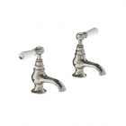 Lefroy Brooks Tub Faucet with White Levers WL 8054 | Edilceramdesign