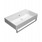 Ceramic Countertop/Wallmounted Washbasin GSI Kube 9422111 | Edilceramdesign