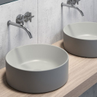 Ceramic Countertop Washbasin GSI Kube 942711-942611-943511 | Edilceramdesign