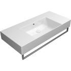 Ceramic Countertop/Wallmounted Washbasin GSI Kube 9451111 | Edilceramdesign