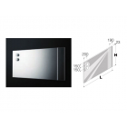 Boffi WK6 OMAD06 wall mirror with Led bar and Boccia lamps | Edilceramdesign