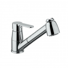 Sink mixer with pull-out hand shower Paffoni Blu BLU183CR | Edilceramdesign