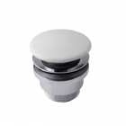 Stop&Go Washbasin Drain White Lid Flaminia PLCE | Edilceramdesign