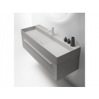 Falper 7.0 #V1A cabinet 1 drawer and wall basin 60 cm | Edilceramdesign