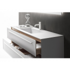Falper 7.0 #V4A cabinet 2 drawers and wall basin 80 cm | Edilceramdesign