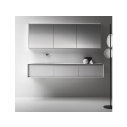 Falper Shape Evo ZAM cabinet 3 drawers and integrated basin 183 cm | Edilceramdesign