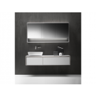Falper Shape Evo #A5 cabinet 2 asymmetrical drawers, integrated top and countertop basin 153 cm | Edilceramdesign