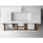 Falper 7.0 #V3A cabinet 1 drawer and wall basin 80 cm | Edilceramdesign