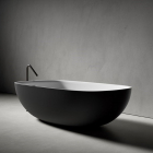 Boffi FAROE QAEISS01 freestanding monoblock bathtub in Cristalplant | Edilceramdesign