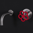 Boffi Pipe REFP06E + REGN02I wall-mounted basin mixer | Edilceramdesign