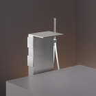 Cea Design Regolo REG 16 pedestal bathtub mixer with waterfall and hand shower | Edilceramdesign