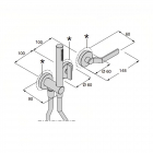 Boffi Garden RGGN04E + RGGN04I recessed wall-mounted shower set | Edilceramdesign