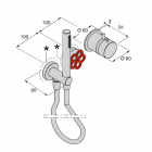 Boffi Pipe RHFP02E + RHGN02I wall-mounted thermostatic shower set | Edilceramdesign