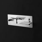 Boffi Wings RHNS07 built-in wall-mounted bathtub set | Edilceram Design