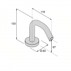 Boffi Garden RIGN03 above-top basin spout | Edilceramdesign